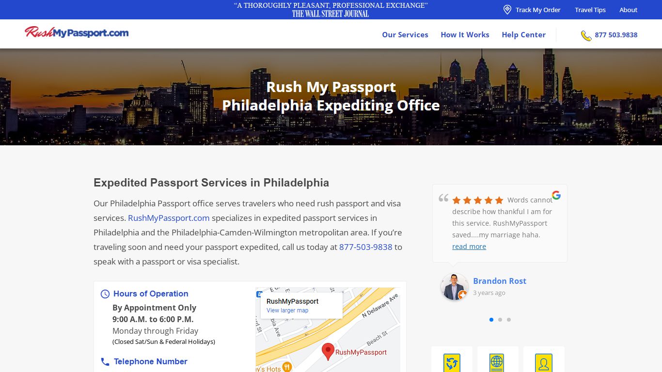 Rush My Passport Philadelphia Expediting Office